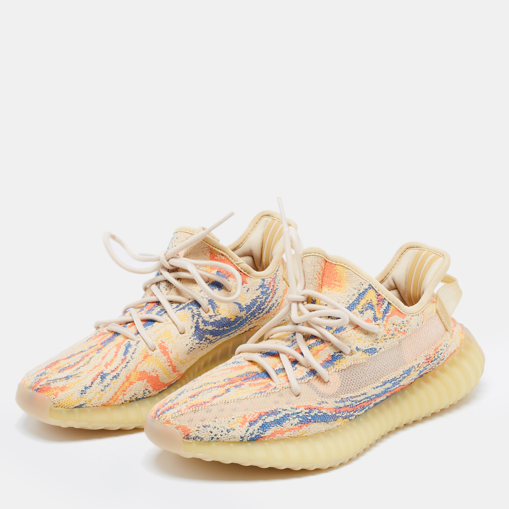 

Yeezy x adidas Multicolor Knit Fabric Boost-350-v2-Mx-Oat Sneakers Size 40 2/3