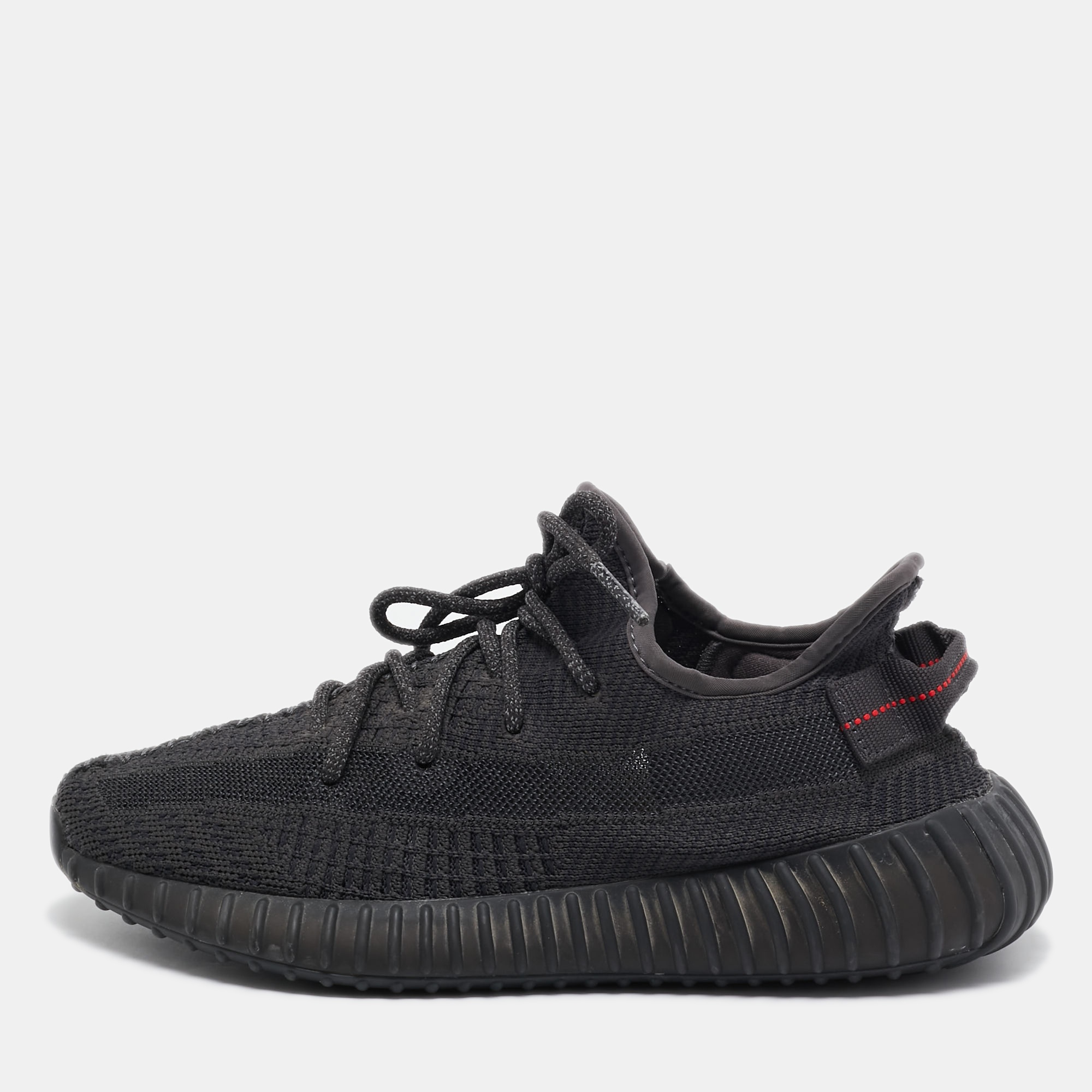 

Yeezy x Adidas Black Mesh and Fabric Boost 350 V2 Black Sneakers Size