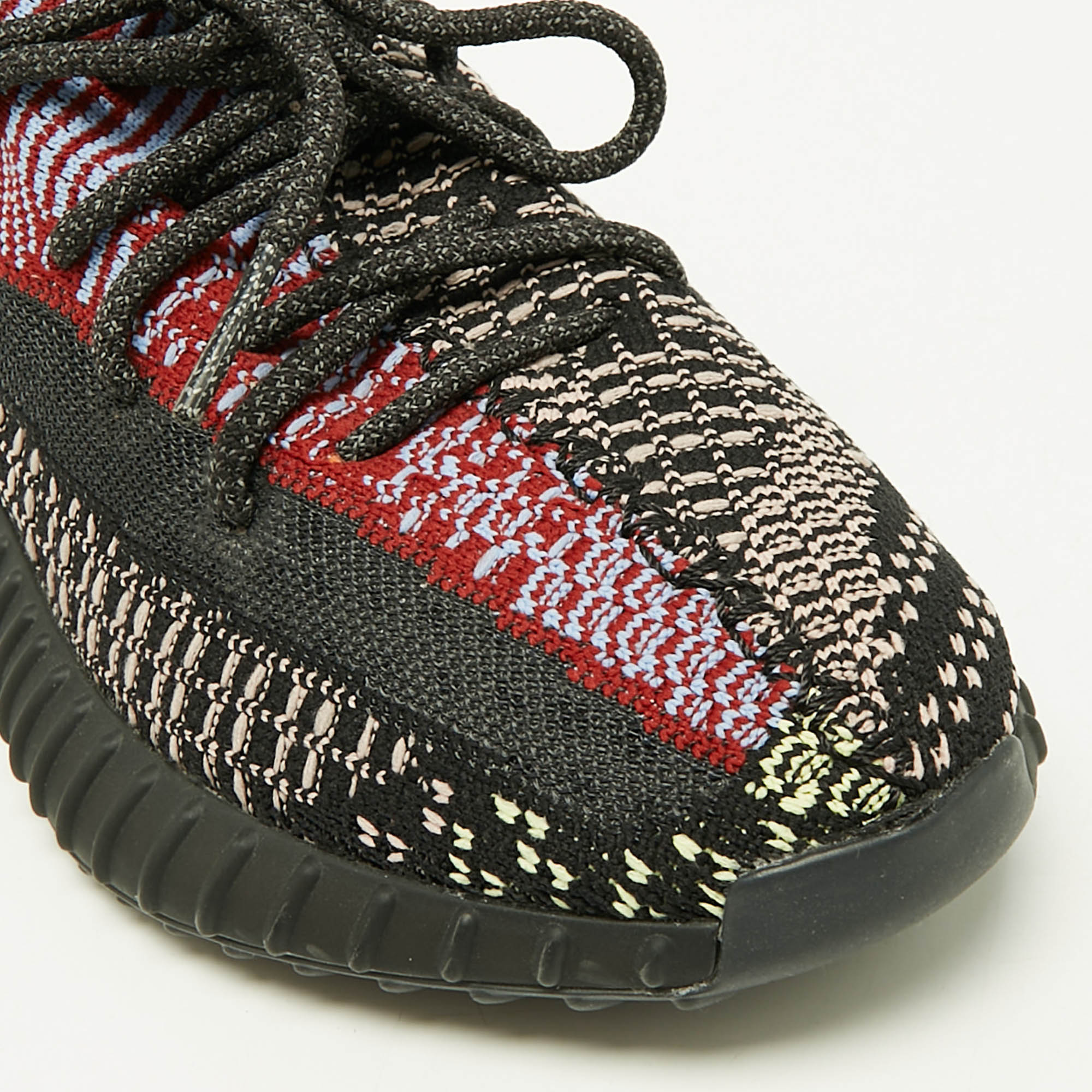 Yeezy x Adidas Multicolor Knit Fabric Boost 350 V2 Yecheil (Non-Reflective) Sneakers Size 39 1/3 