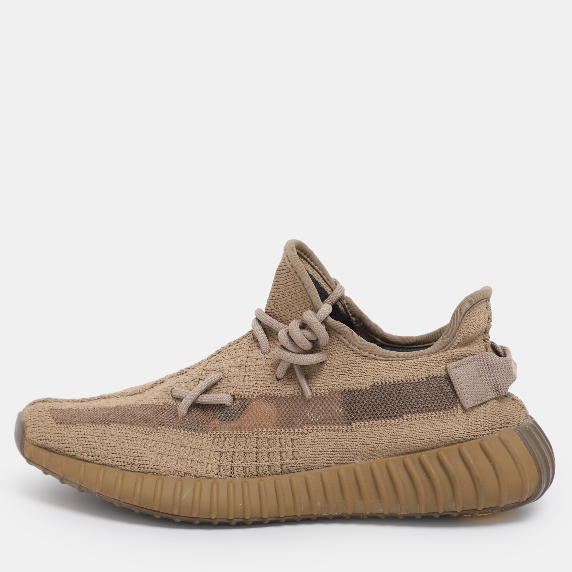 

Yeezy x Adidas Brown Knit Fabric Boost 350 V2 Earth Sneakers Size 40