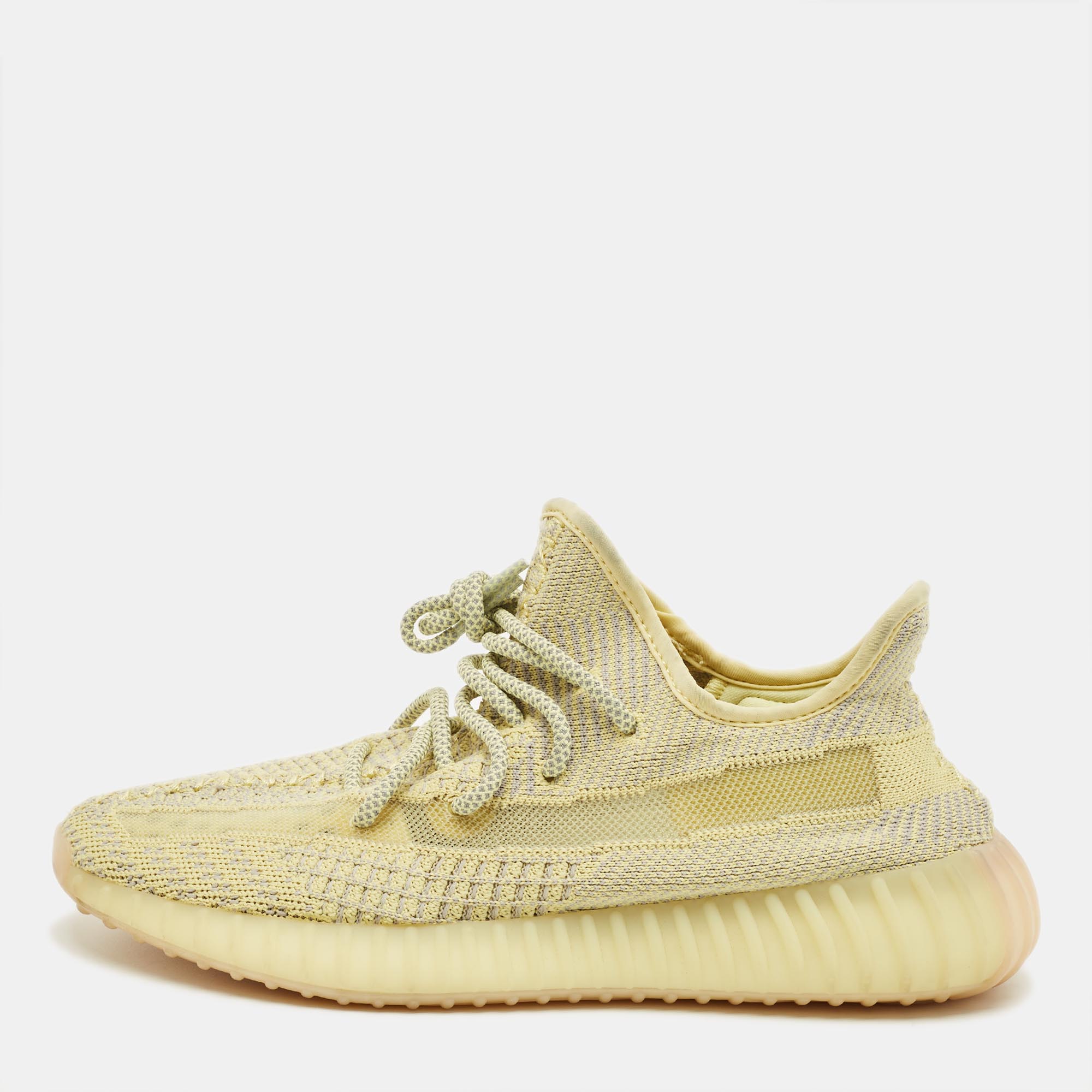 

Yeezy x Adidas Yellow Knit Fabric Boost 350 V2 Antlia (Non-Reflective) Sneakers Size 41 1/3