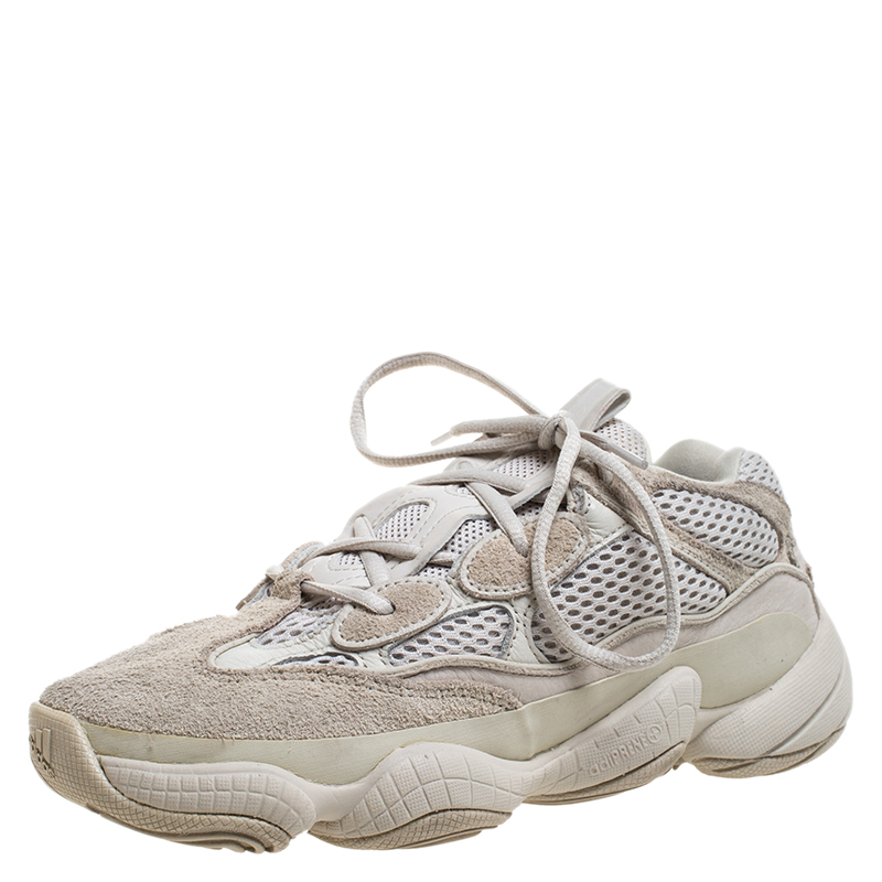 Yeezy x Adidas Off-white Suede, Leather And Mesh Yeezy 500 Sneakers Size 38 Yeezy x Adidas | TLC