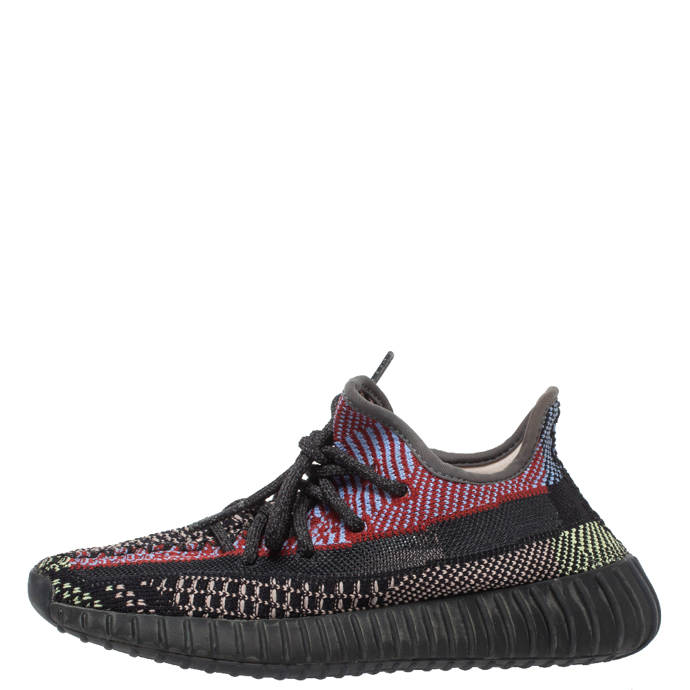 

Yeezy x Adidas Multicolor Yecheil Cotton Knit Boost 350 V2 Sneakers Size