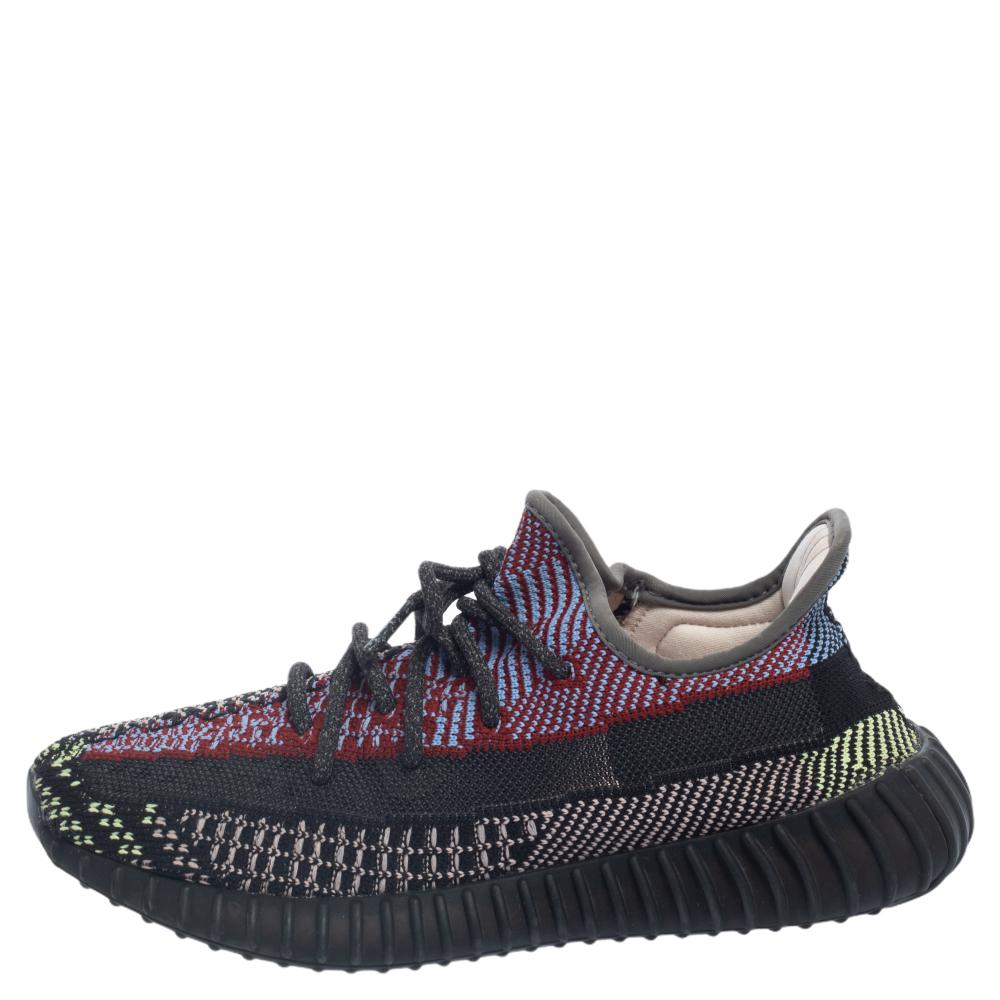 

Adidas Yeezy Boost 350 V2 Yecheil Multicolor Knit Fabric (Non-Reflective) Size 39 1/3