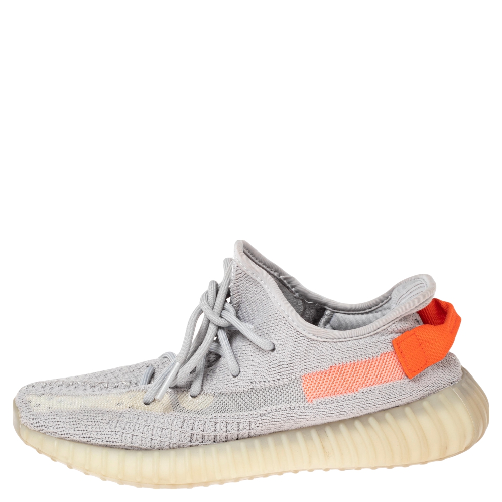 

Yeezy x adidas Grey Knit Fabric Boost 350 V2 Tail Light Sneakers Size  1/3
