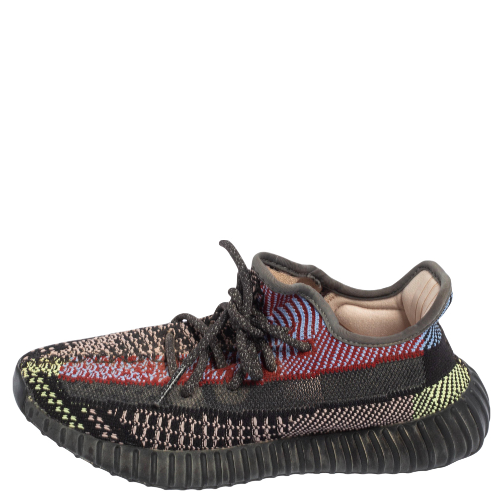 

Yeezy x adidas Multicolor Knit Fabric Boost 350 V2 Yecheil Sneakers Size