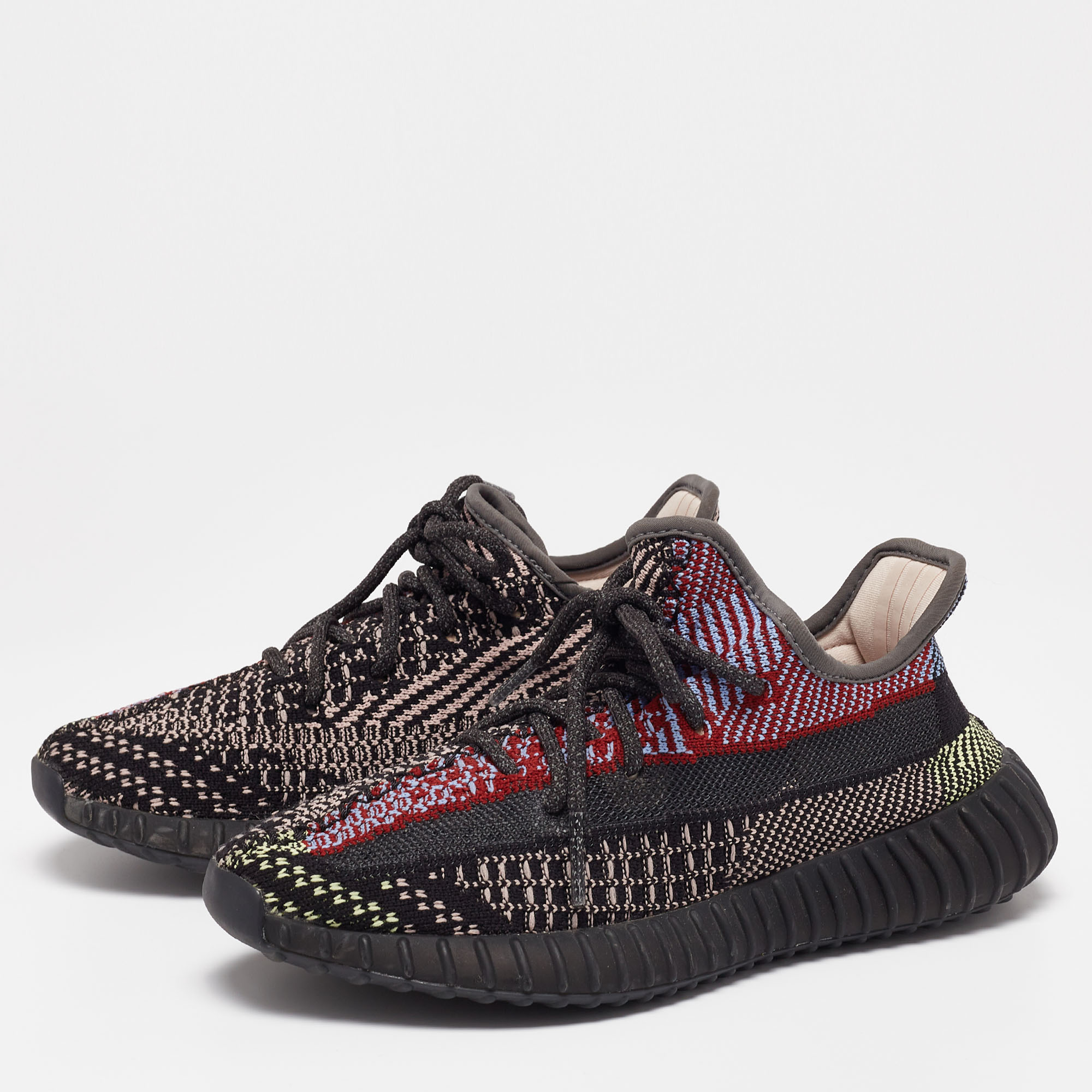 

Adidas Yeezy Boost Multicolor Knit Fabric And Mesh 350 V2 Yecheil (Non-Reflective) Sneakers Size 37 1/3