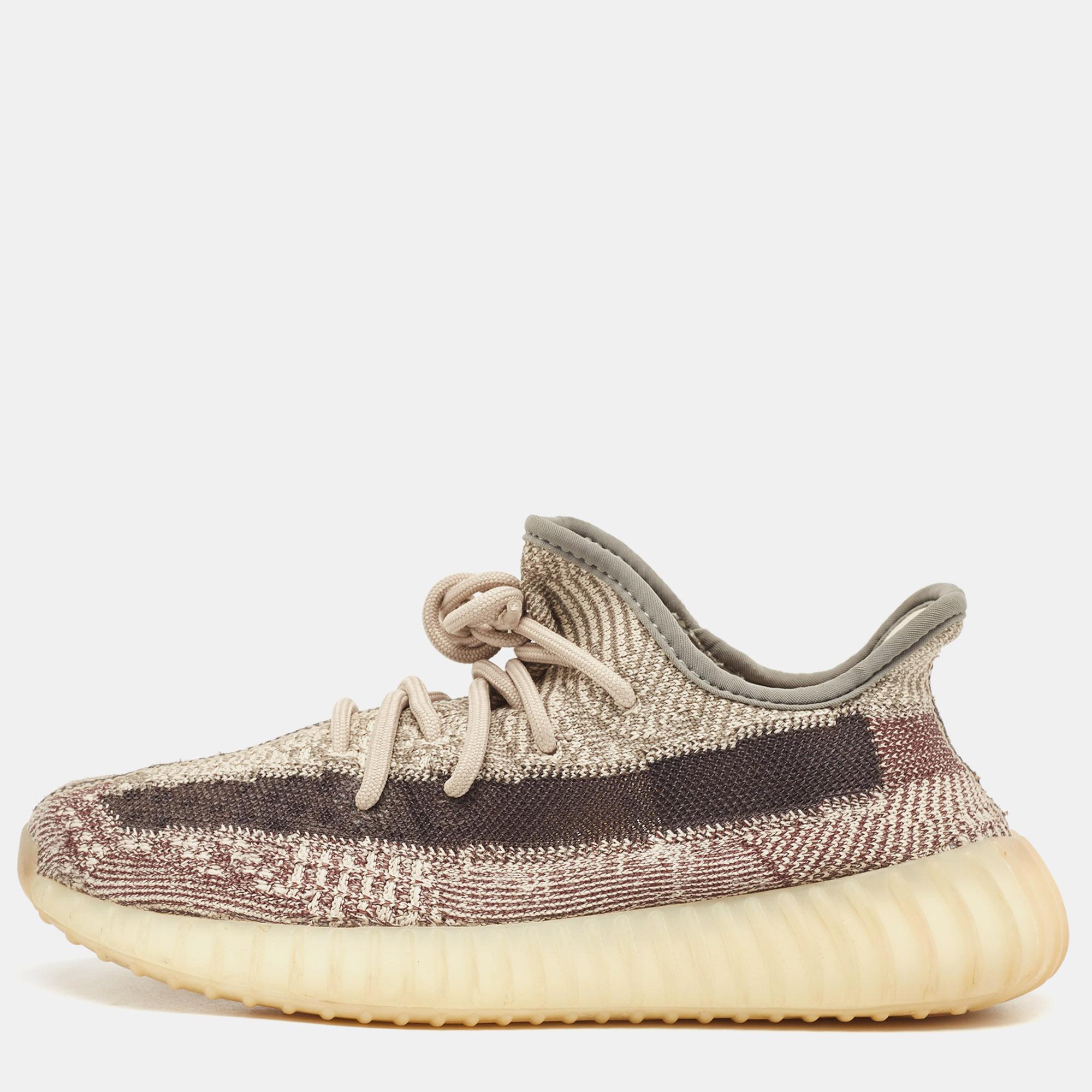

Yeezy x Adidas Brown/Beige Knit Fabric Boost 350 V2 Zyon Sneakers Size 38 1/3