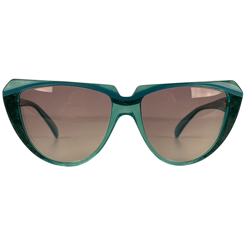 

Saint Laurent Turquoise 8704 P 71Cat Eye Sunglasses, Blue