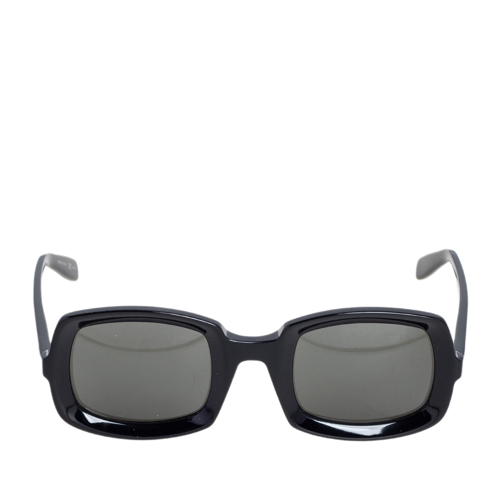 

Saint Laurent Black/Grey SL245 Rectangle Sunglasses