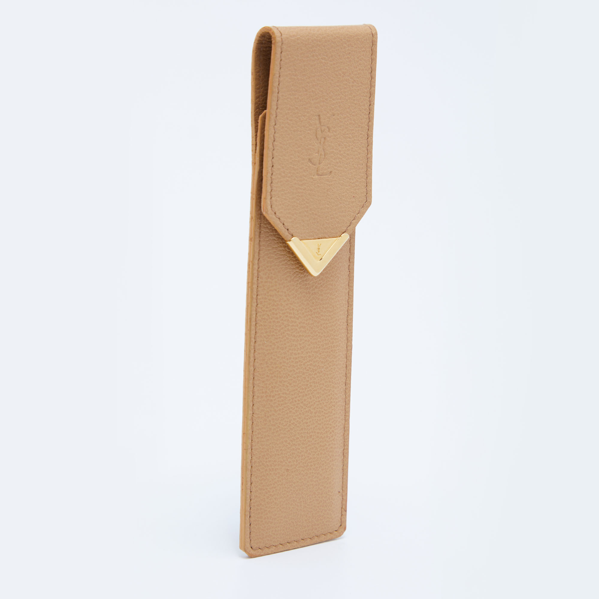 

Yves Saint Laurent Beige Leather Pen Case