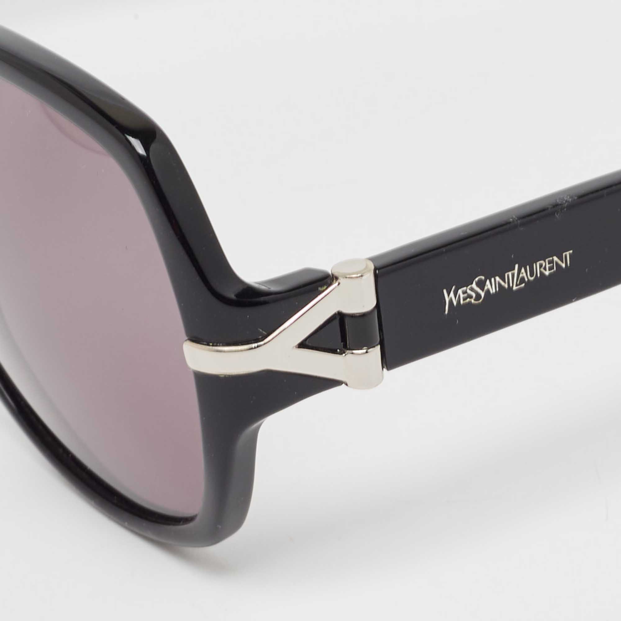 

Yves Saint Laurent Black Y Logo 6308/S Oval Sunglasses