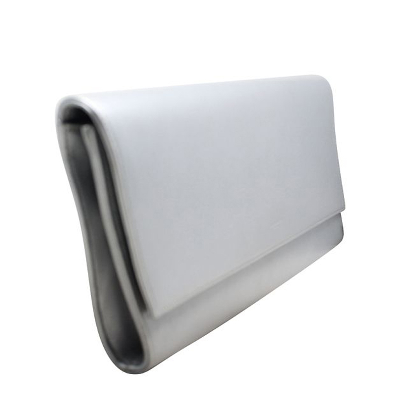 

Saint Laurent Silver Leather Clutch