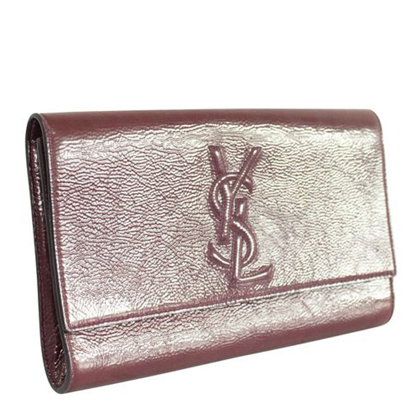 

Saint Laurent Purple Clutch Bag