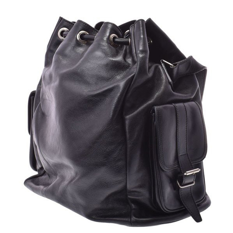 

Saint Laurent Black Leather Shoulder Bag