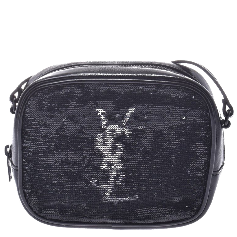 yves saint laurent black shoulder bag