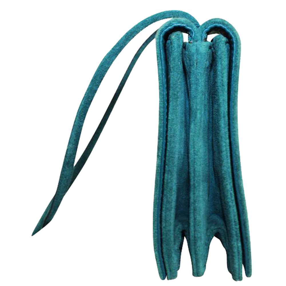 

Yves Saint Laurent Blue Suede Embossed Mini Bag