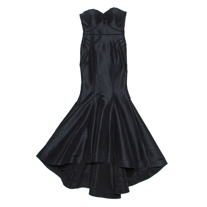 zac posen black gown