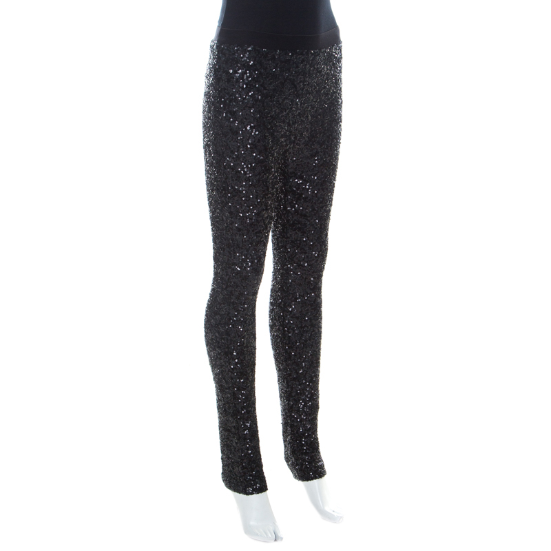 

Zadig and Voltaire Black Sequinned Pharrell Sequins Deluxe Leggings