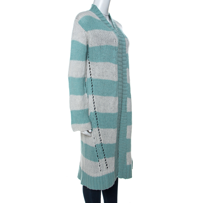 

Zadig and Voltaire Bicolor Striped Cashmere Romy Raye Deluxe Cardigan, Green