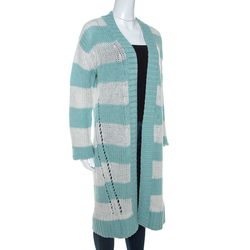 

Zadig and Voltaire Bicolor Striped Cashmere Romy Raye Deluxe Cardigan, Green