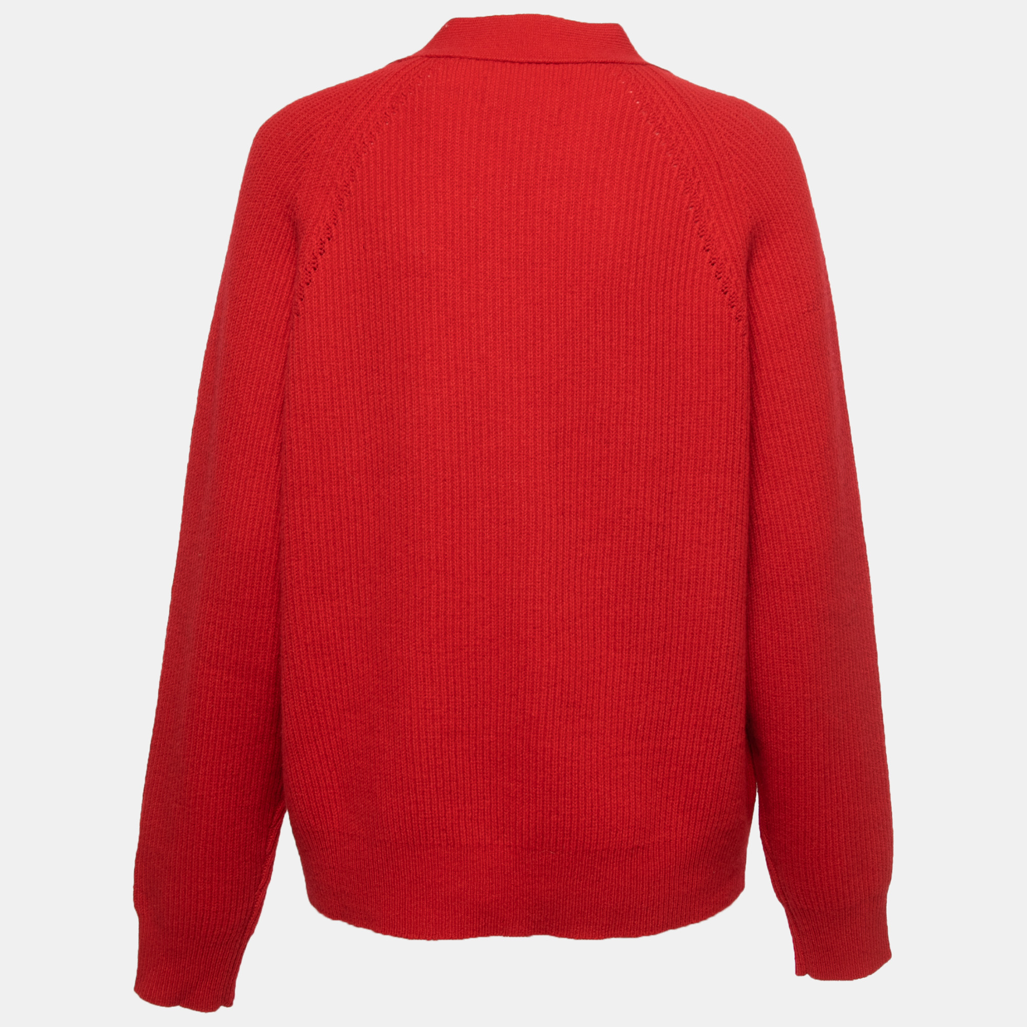 

Zadig and Voltaire Red Wool and Cashmere Kassy Pullover