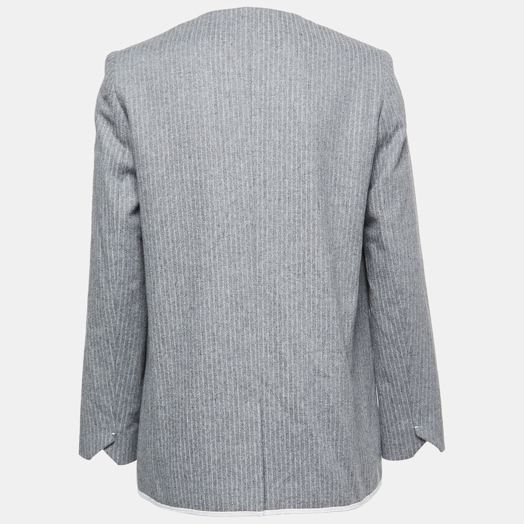 

Zadig and Voltaire Deluxe Grey Wool-Blend Ville Jacket