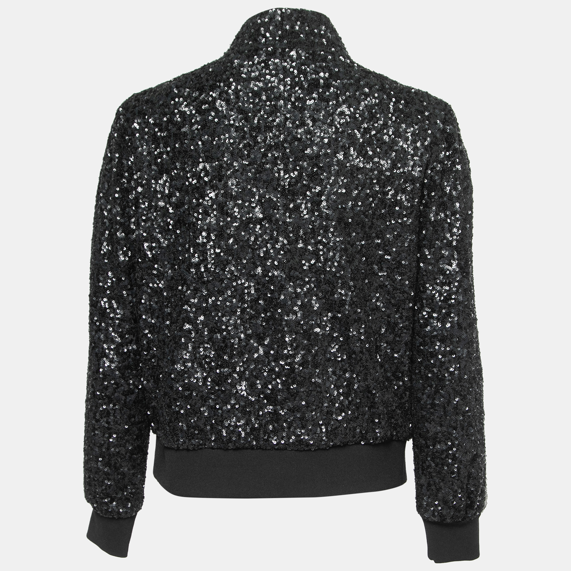 

Zadig and Voltaire Black Sequined Zip-Up Jacket