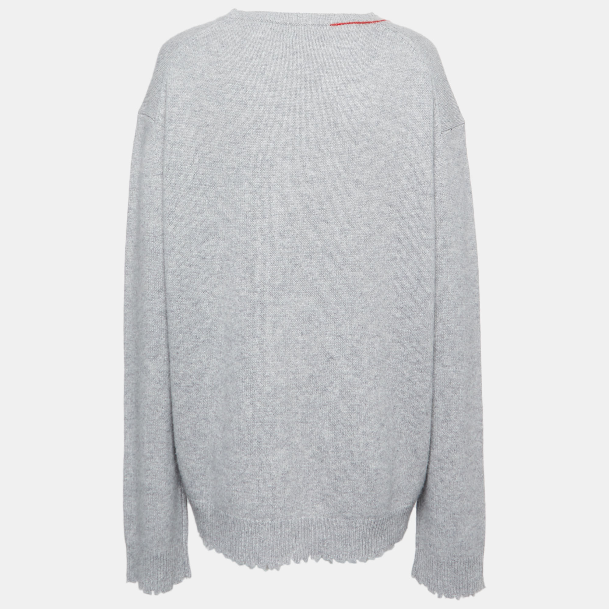 

Zadig and Voltaire Grey Cashmere Crew Neck Sweater