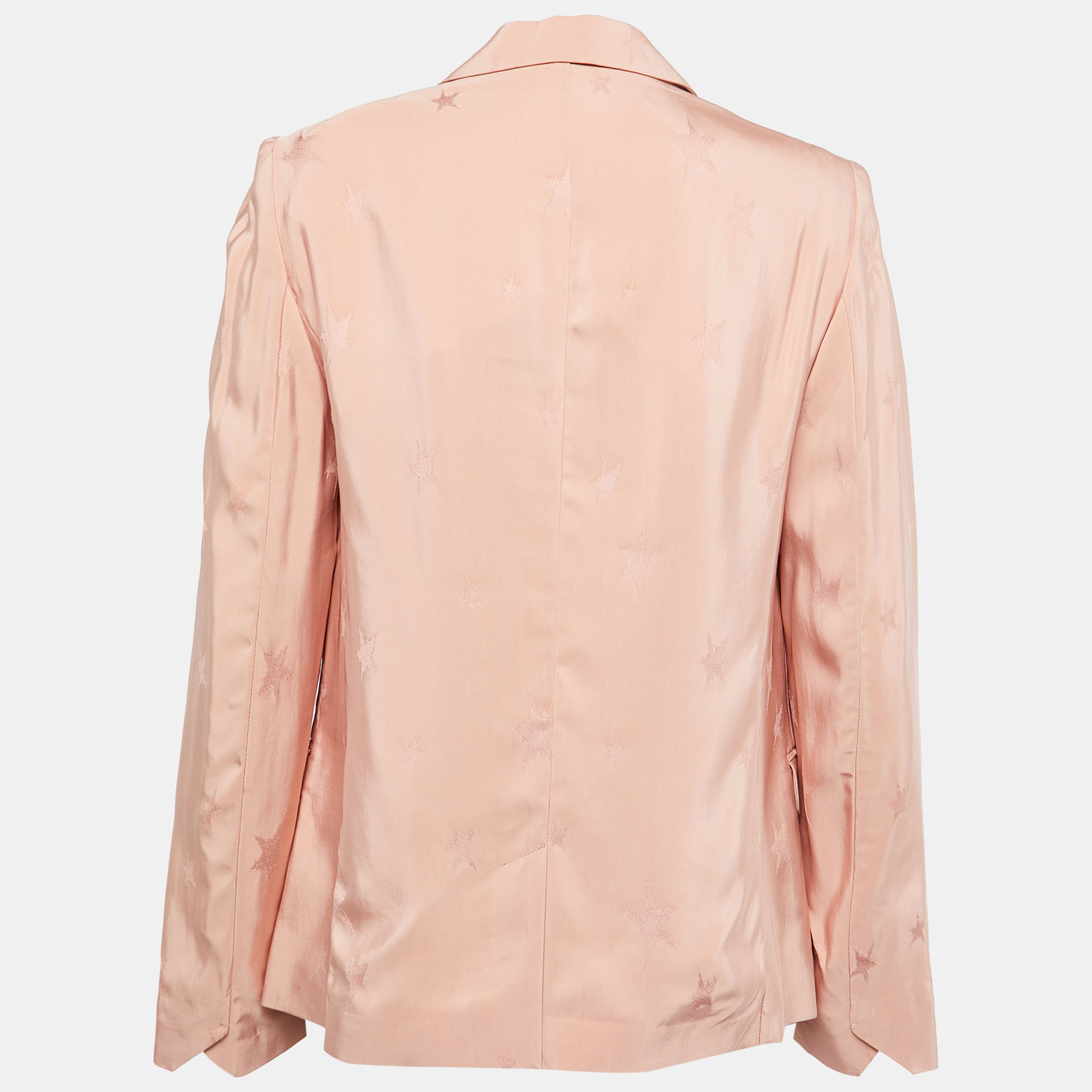 

Zadig & Voltaire Pastel Pink Jacquard Single Breasted Deluxe Blazer