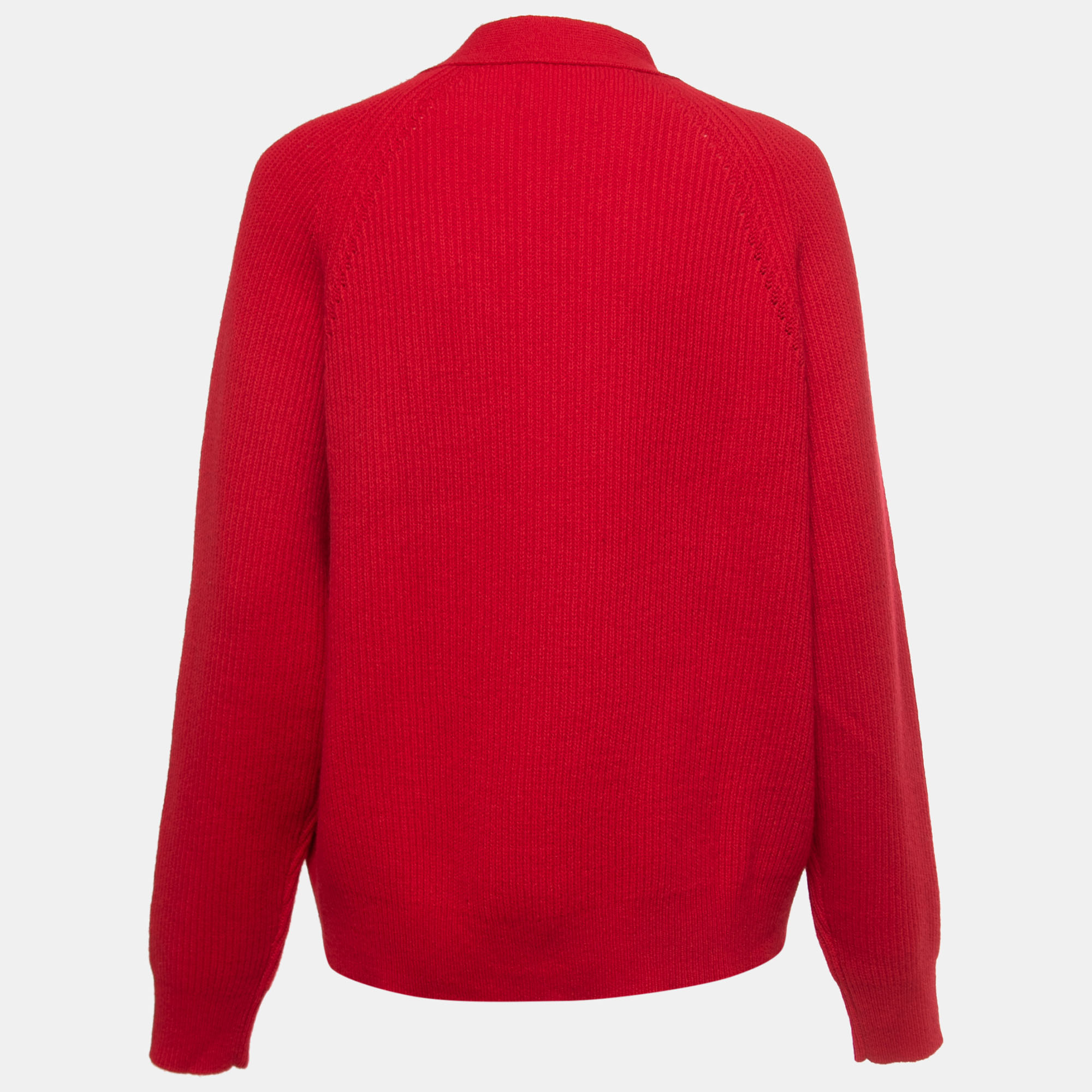 

Zadig & Voltaire Red Wool Lace-Up Knitted Sweater