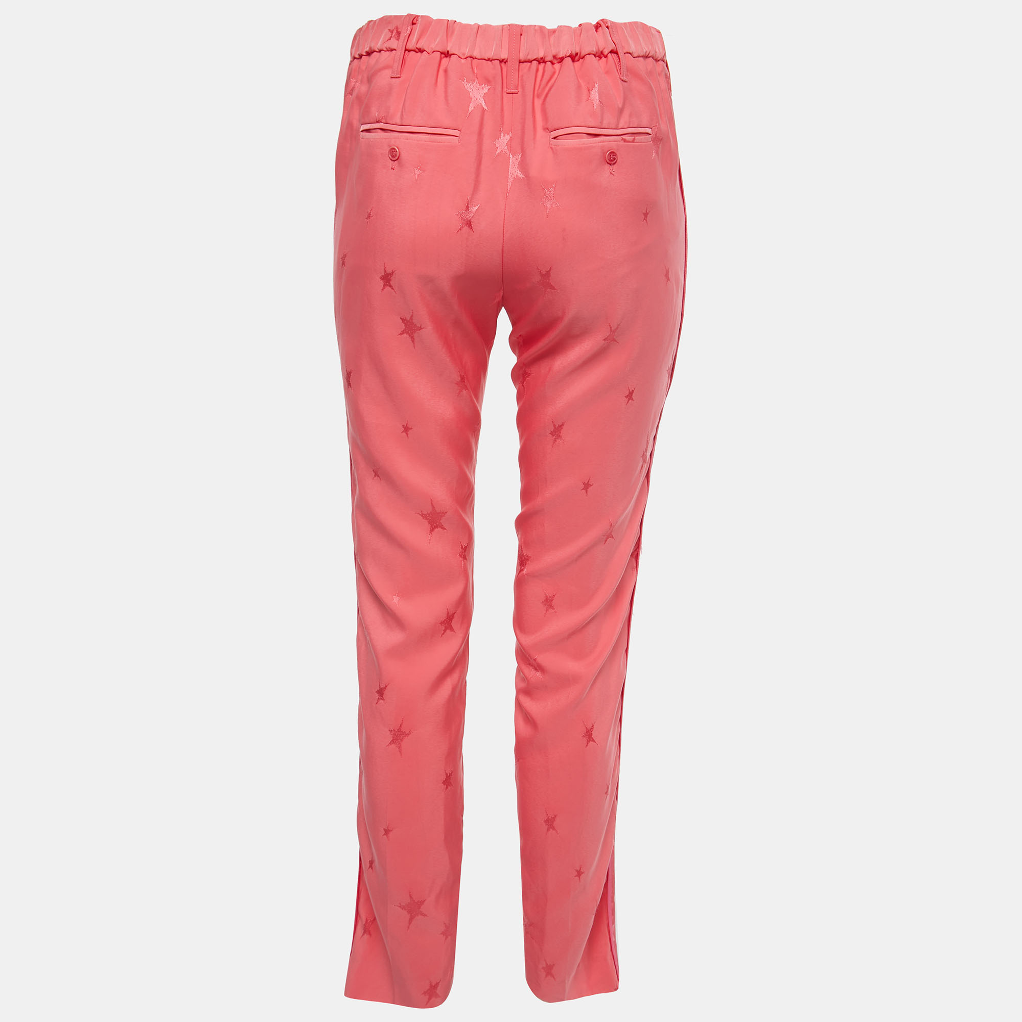 

Zadig & Voltaire Pink Star Jacquard Trousers