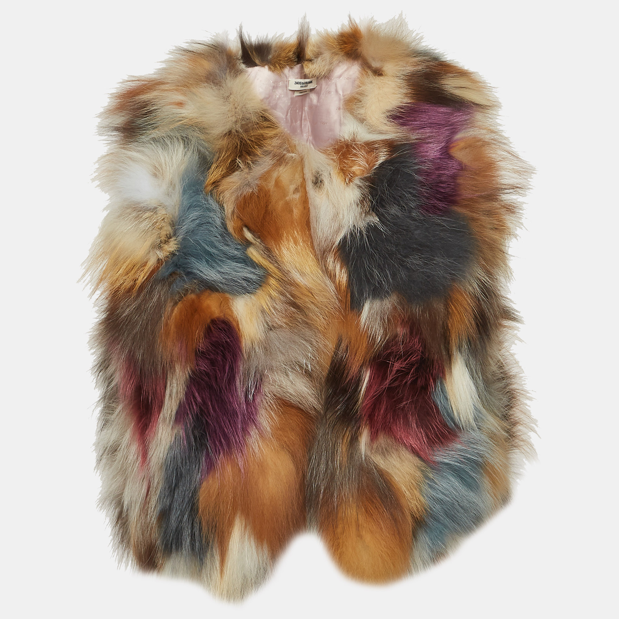 

Zadig & Voltaire Deluxe Multicolor Fur Vest S