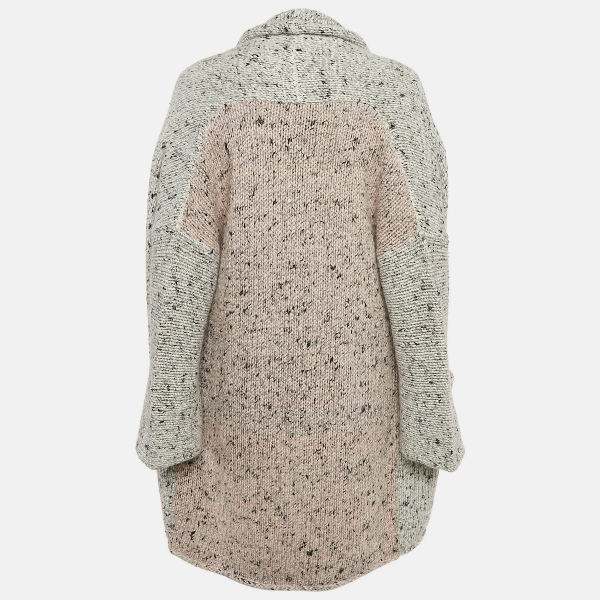 Zadig & Voltaire Grey Knit Open Front Cardigan XS/S 
