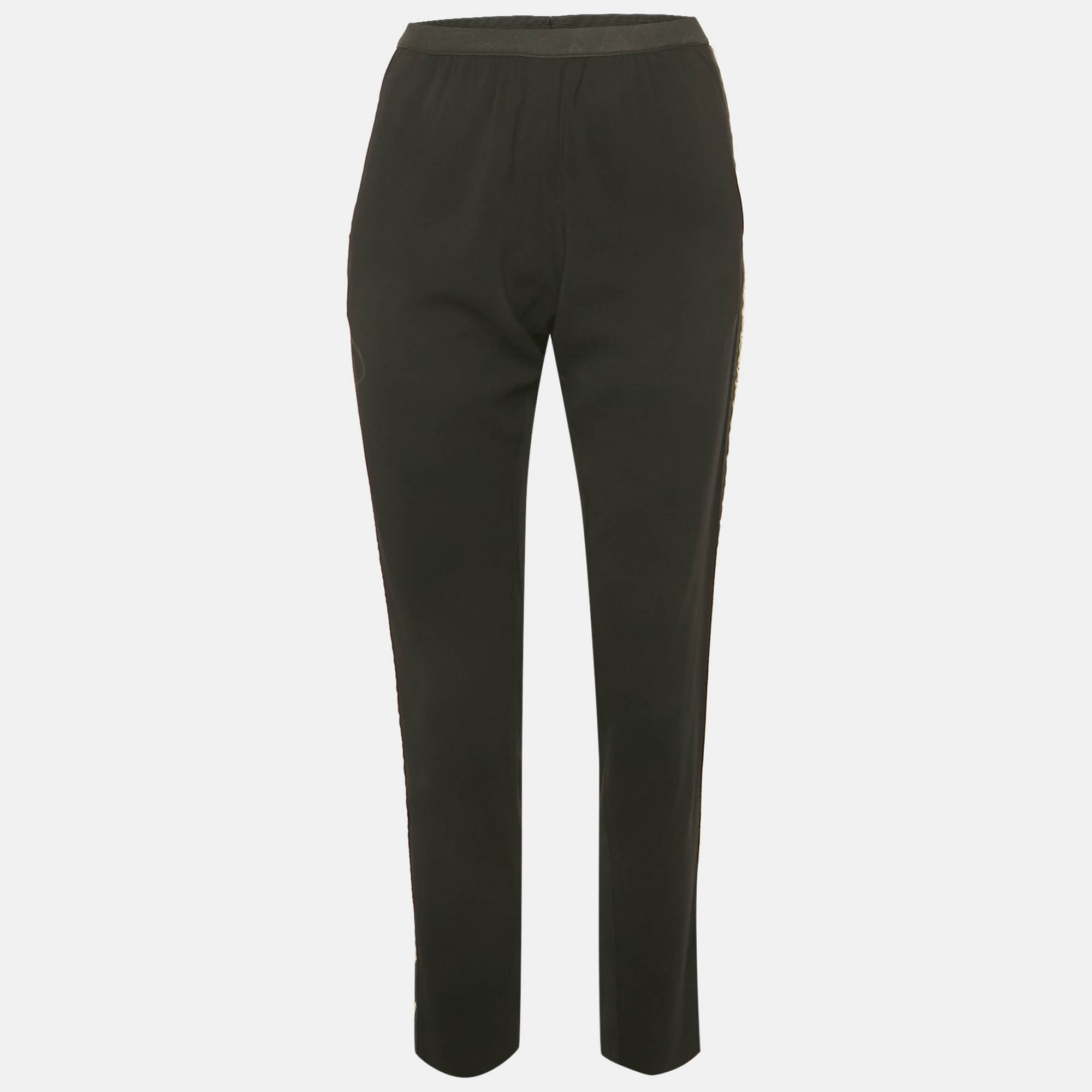 

Zadig & Voltaire Black Crepe Paule Band Trousers M