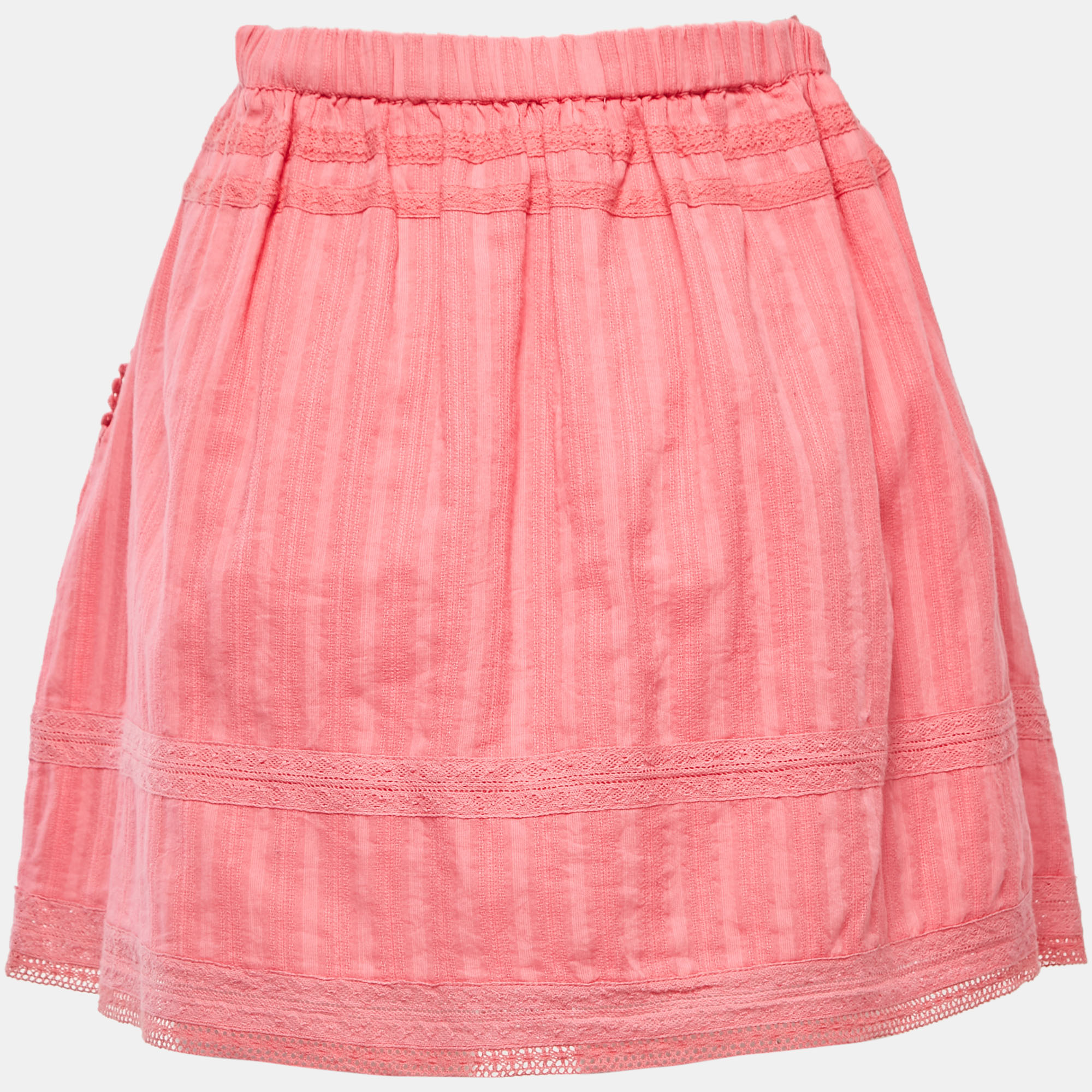 

Zadig & Voltaire Pink Cotton Flared Mini Skirt