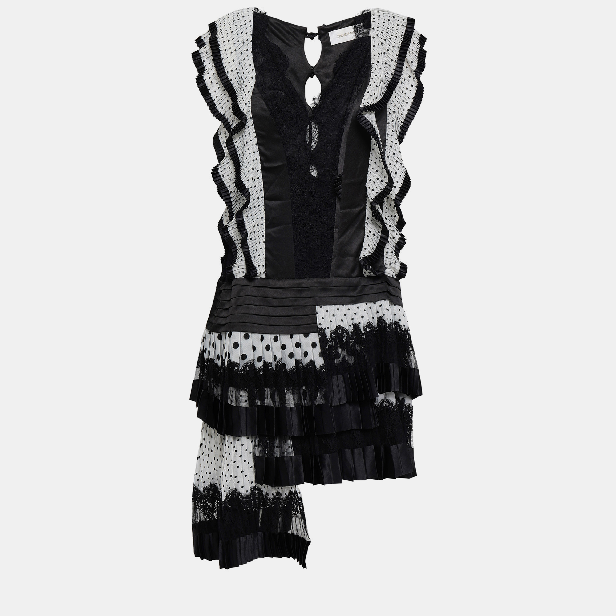 

Zimmermann Silk Mini Dress 0, Black