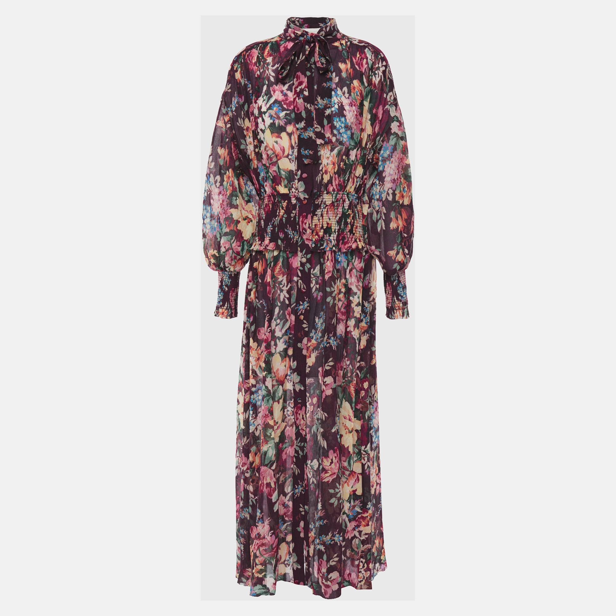 

Zimmermann Multicolor Printed Silk-Blend Dress M