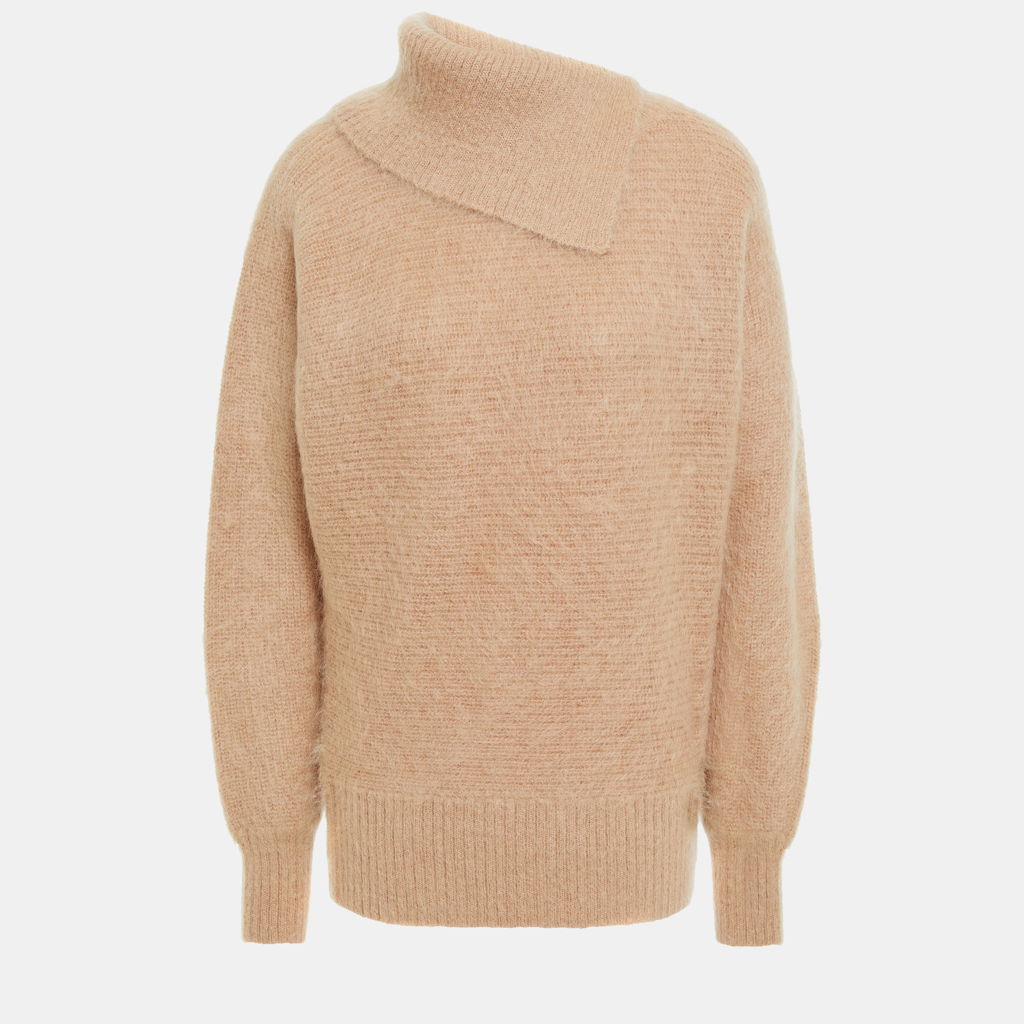 Pre-owned Zimmermann Mohair Wool Turtleneck Sweaters 0 In Beige