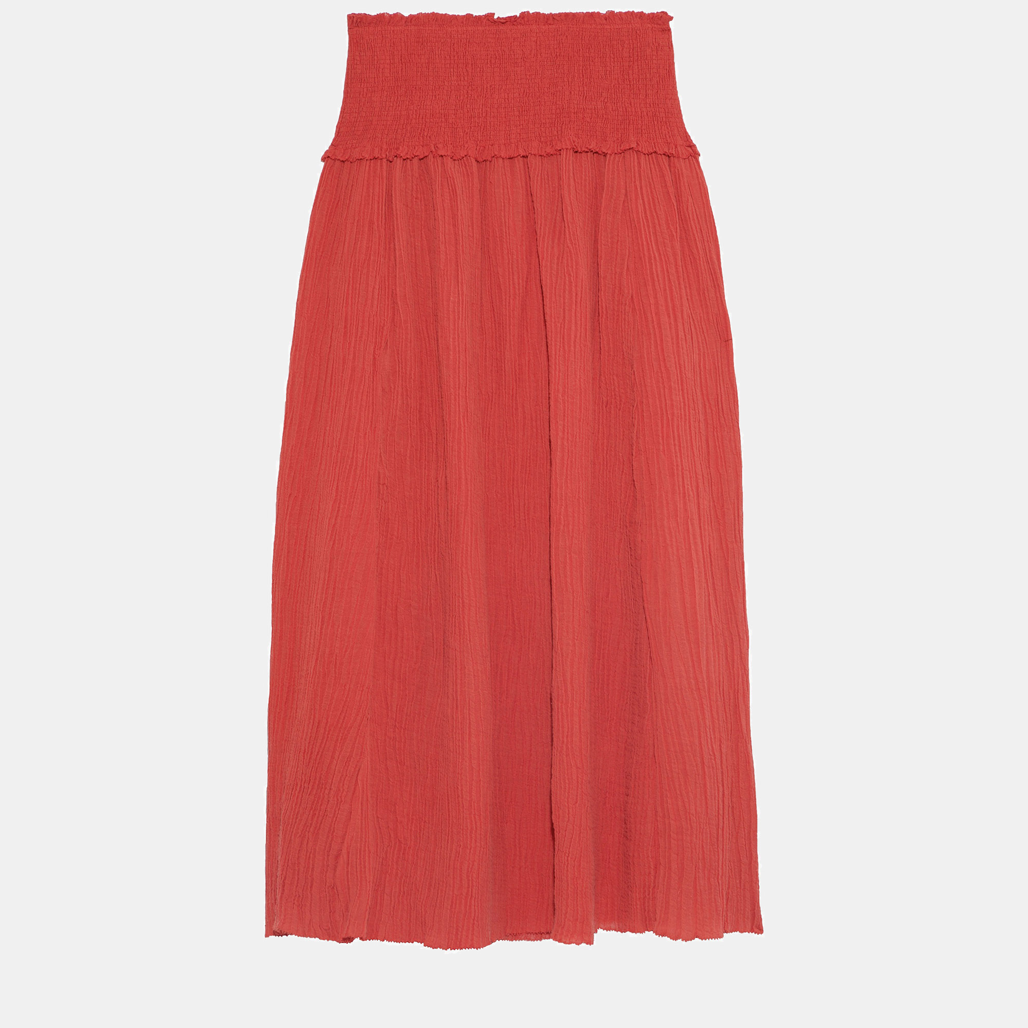 

Zimmermann Red Ramie Maxi Skirt Size  (3
