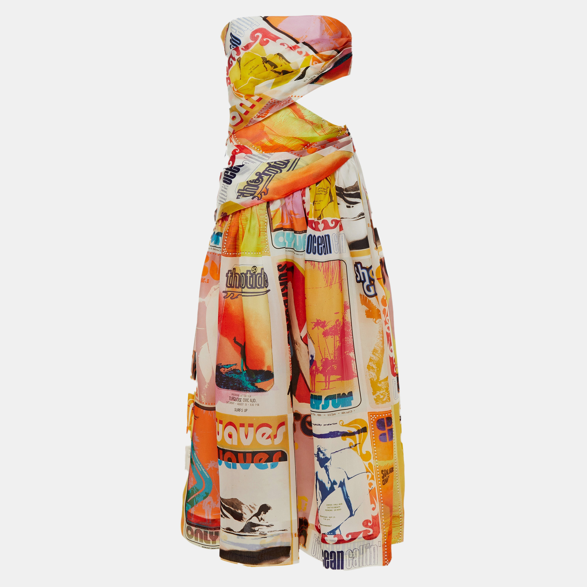

Zimmermann Silk Midi Dress AU 1, Multicolor