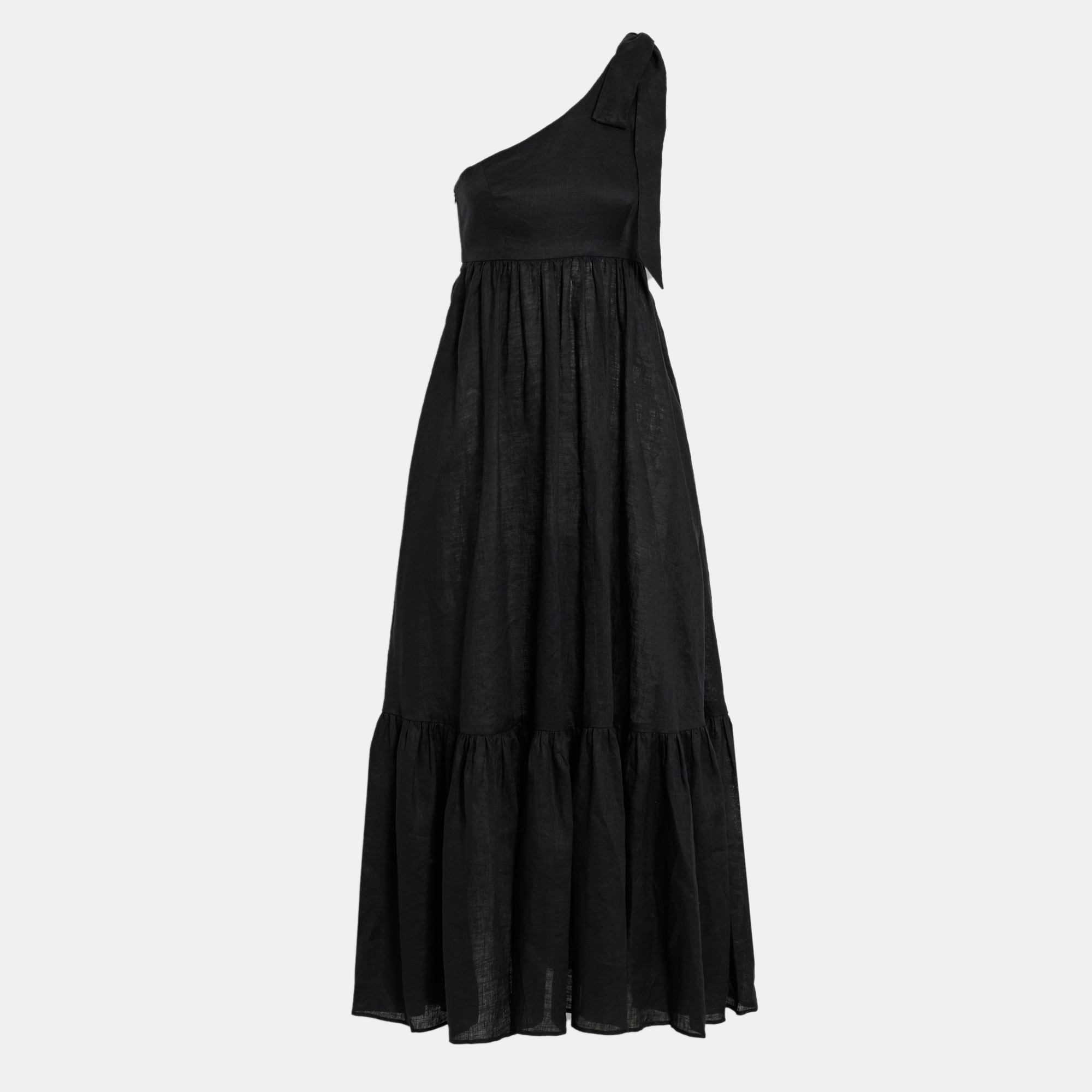 

Zimmermann Linen Maxi Dress 1, Black