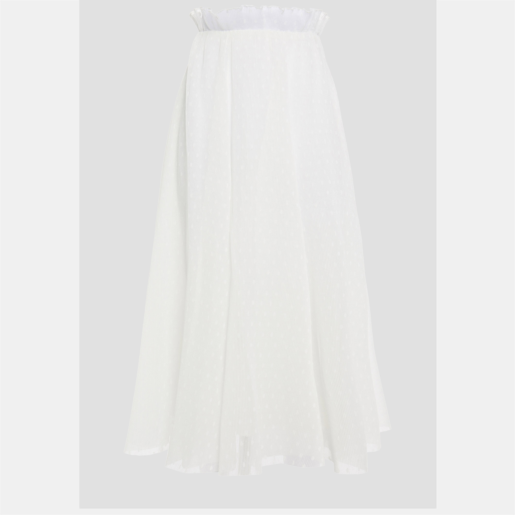 Pre-owned Zimmermann White Polyester Midi Skirt Size S (1)