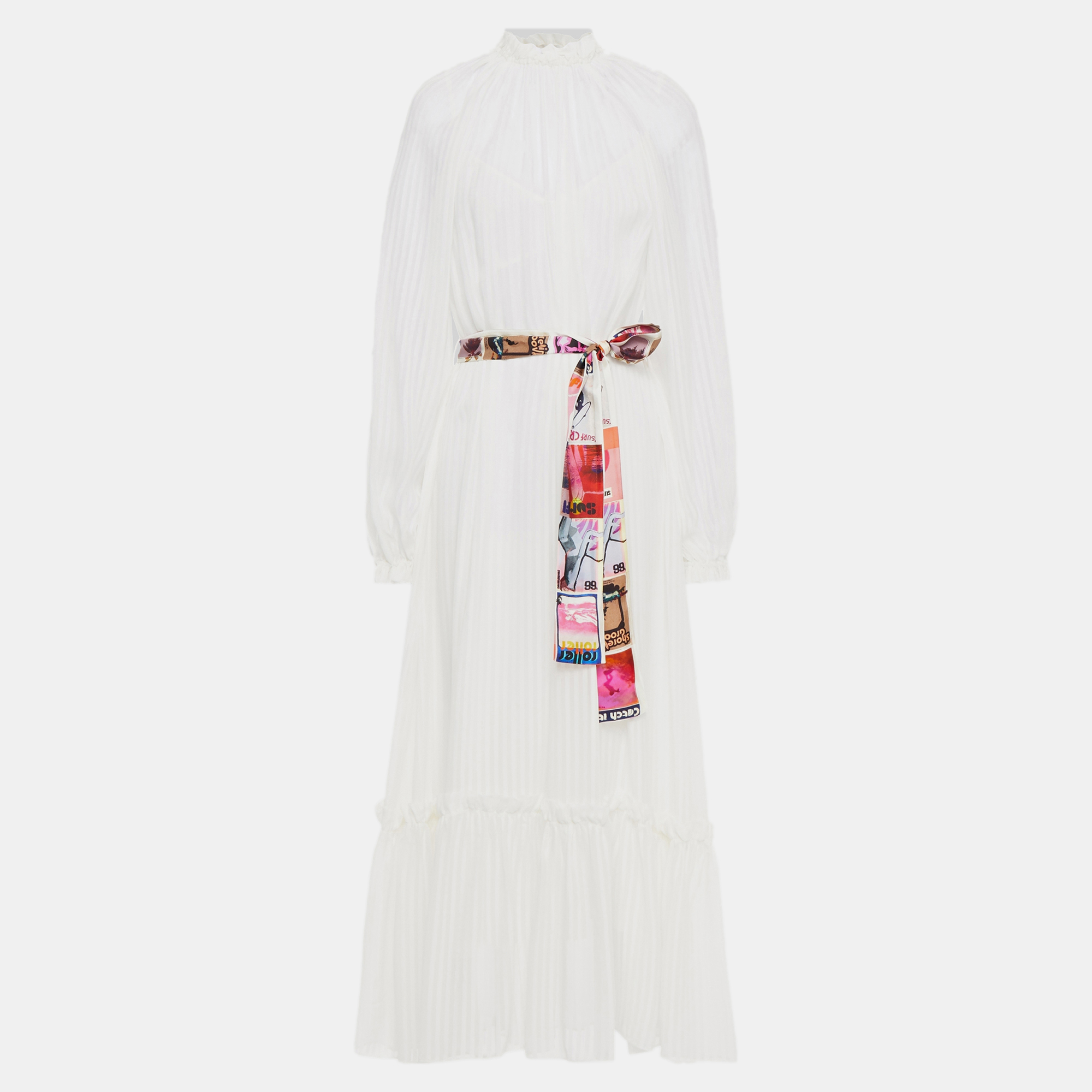 Pre-owned Zimmermann Viscose Midi Dress 0 In White