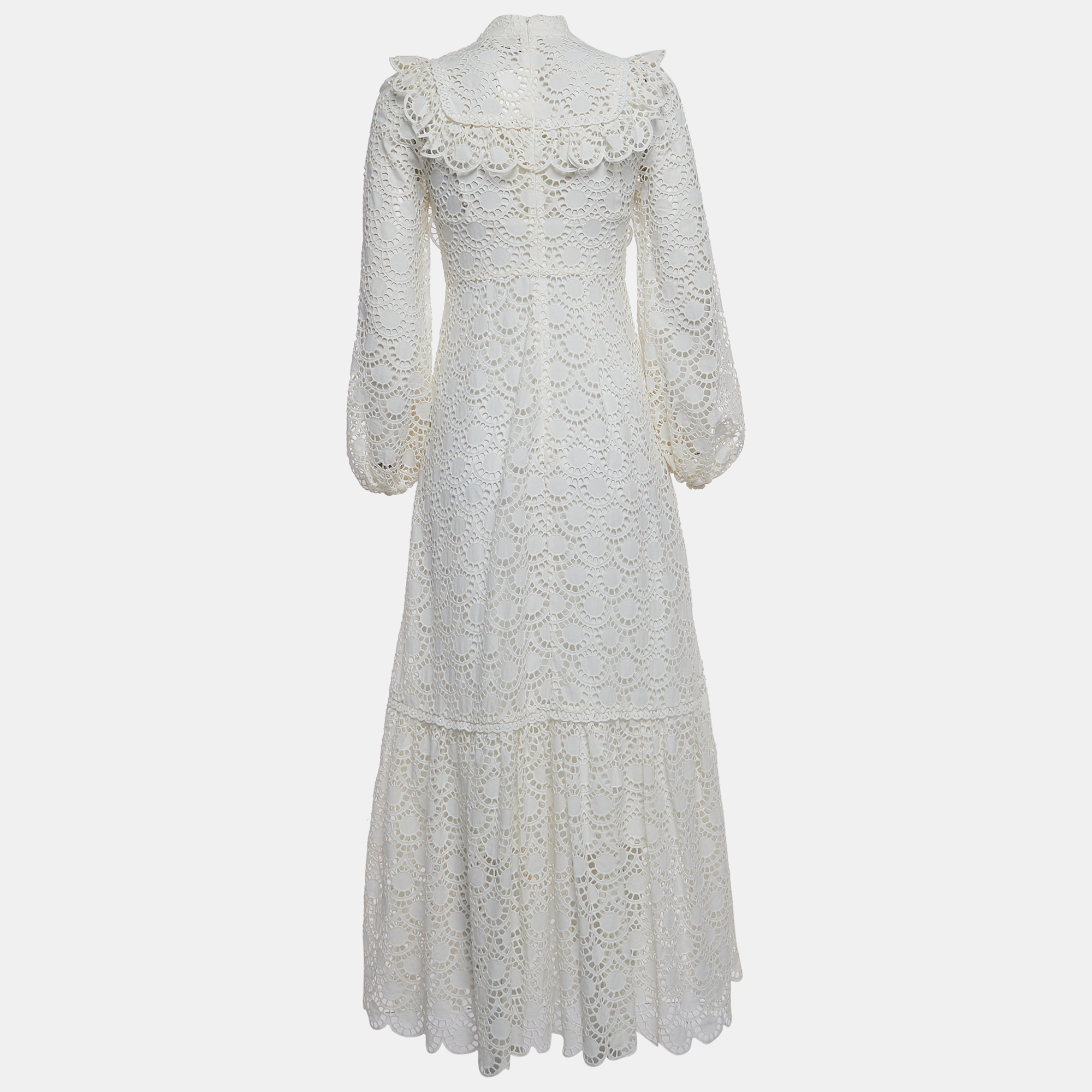 

Zimmermann Ivory White Lace Maxi Dress