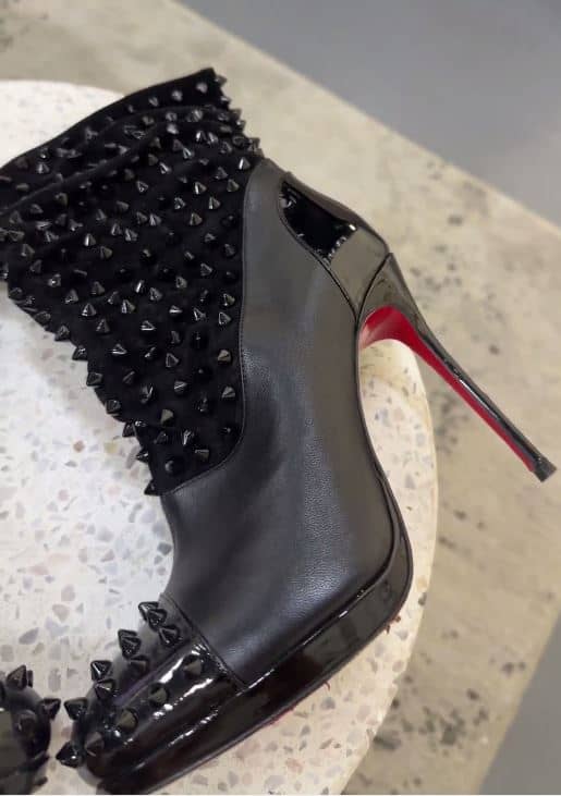 Christian louboutin spike boots online